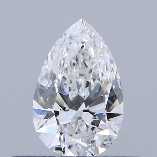 0.3 carat D-VS1 Natūralus Pear Deimantas (1)