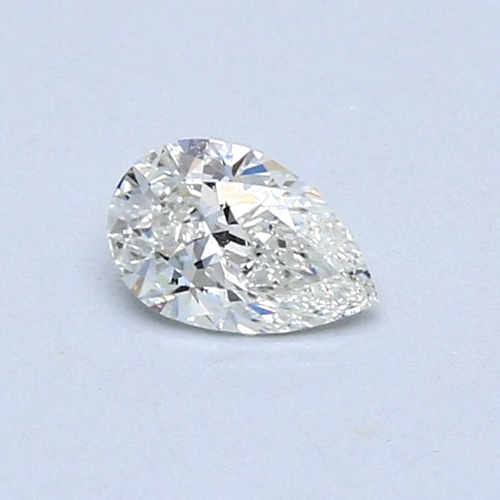 0.34 carat H-SI1 Natūralus Pear Deimantas (1)