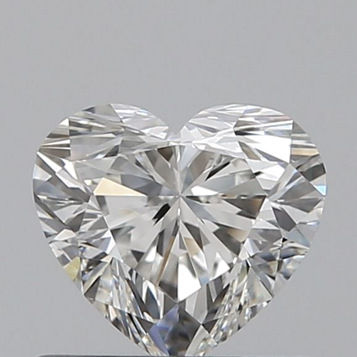 0.6 carat H-SI1 Natūralus Heart Deimantas (1)