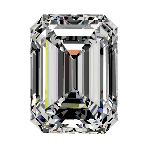 0.3 carat F-VS1 Natūralus Emerald Deimantas (1)