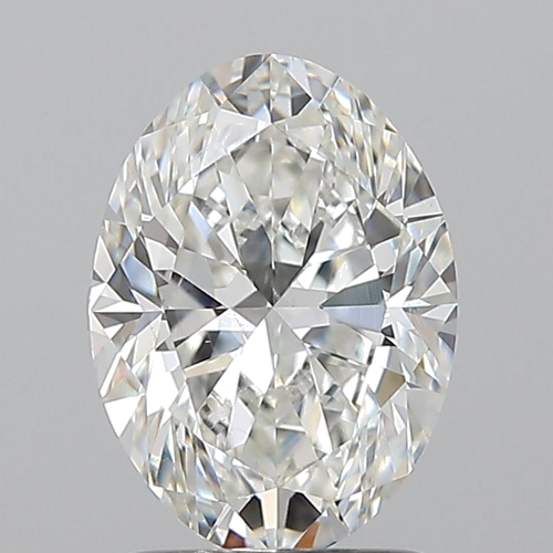 1.7 carat G-SI2 Natūralus Oval Deimantas (1)