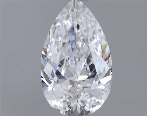 0.43 carat E-VVS1 Natūralus Pear Deimantas (1)