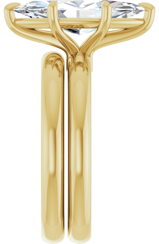 Sužadėtuvių Žiedas „Claw-Prong Euro Shank“ 14k yellow gold Marquise 15mm x 7mm (9)