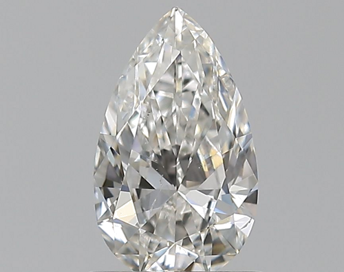 0.7 carat F-SI1 Natūralus Pear Deimantas (1)