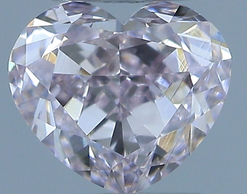 0.45 carat Fancy Light Purplish Pink-VS2 Natūralus Heart Deimantas (1)