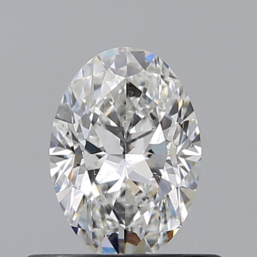0.51 carat F-SI1 Natūralus Oval Deimantas (1)