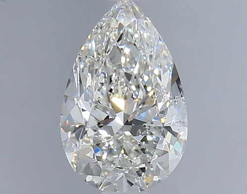 0.91 carat G-SI2 Natūralus Pear Deimantas (1)
