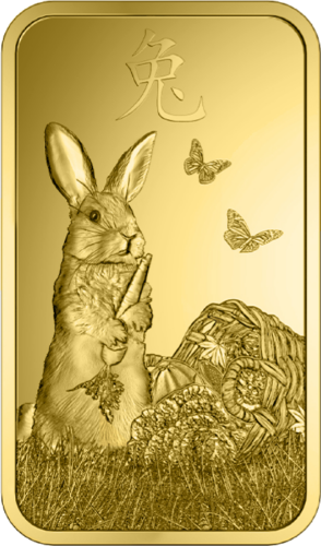 5 g Investment Gold Bar 2023 Year of the Rabbit PAMP (1)