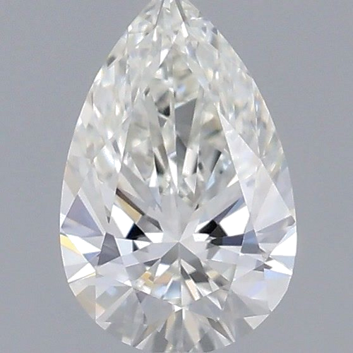 0.31 carat I-VVS2 Natūralus Pear Deimantas (1)