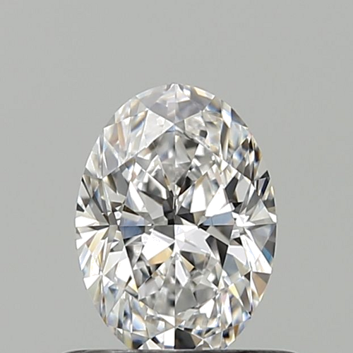 0.51 carat D-VVS1 Natūralus Oval Deimantas (1)