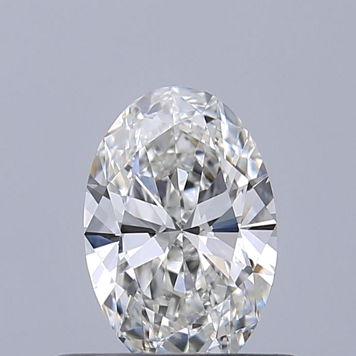 0.43 carat F-IF Natūralus Oval Deimantas (1)