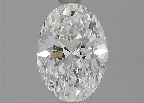 1.5 carat D-SI2 Natūralus Oval Deimantas (1)