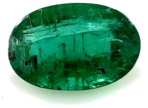 0.33 carat GREEN Oval Smaragdas (1)