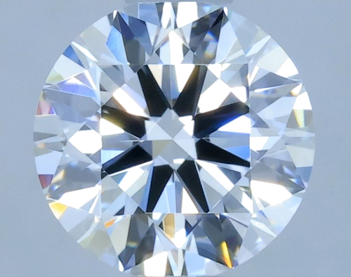 0.51 carat F-VVS1 Excellent cut Natūralus Round Deimantas (1)