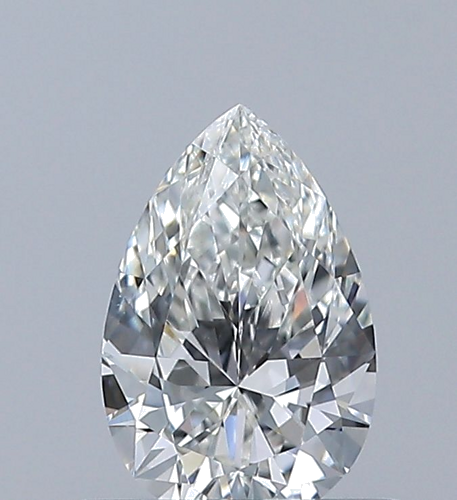 0.52 carat H-VS1 Natūralus Pear Deimantas (1)