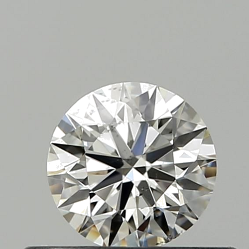 0.37 carat G-SI2 Excellent cut Natūralus Round Deimantas (1)