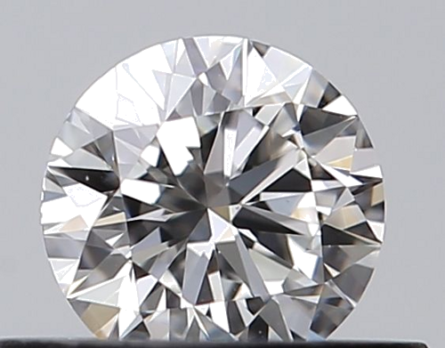 0.39 carat F-VVS1 Excellent cut Natūralus Round Deimantas (1)