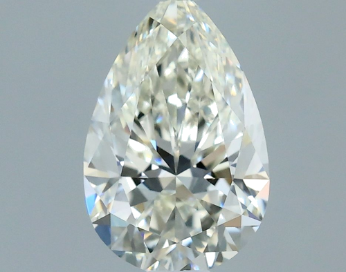 0.53 carat J-VVS1 Natūralus Pear Deimantas (1)