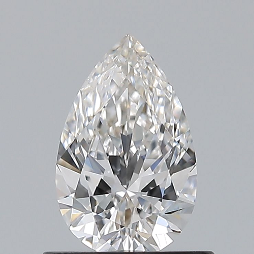 0.65 carat F-VVS1 Natūralus Pear Deimantas (1)