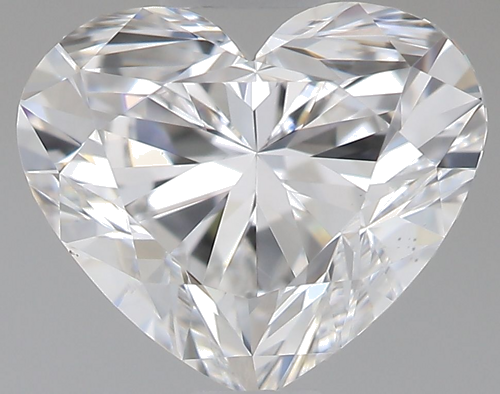 0.54 carat E-VS2 Natūralus Heart Deimantas (1)