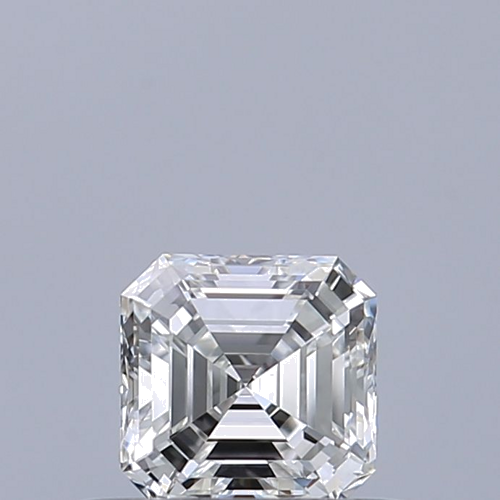 0.34 carat F-VVS1 Natūralus Asscher Deimantas (1)
