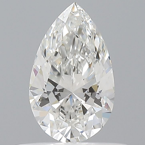 0.5 carat F-VS1 Natūralus Pear Deimantas (1)