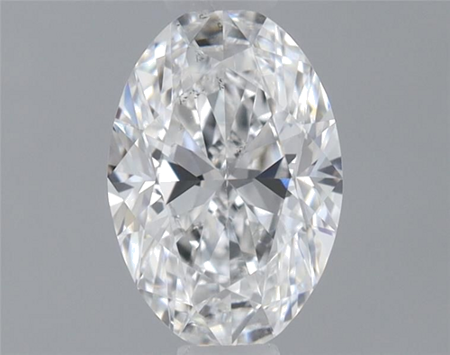 0.46 carat E-VS2 Natūralus Oval Deimantas (1)
