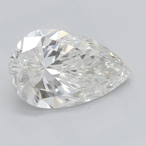 2.01 carat I-SI2 Natūralus Pear Deimantas (1)