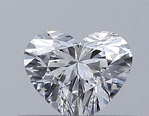 0.31 carat D-VVS1 Natūralus Heart Deimantas (1)