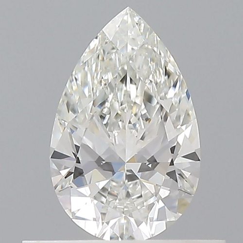 0.5 carat H-VS2 Natūralus Pear Deimantas (1)