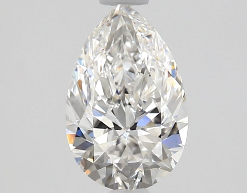 0.9 carat F-VS1 Natūralus Pear Deimantas (1)