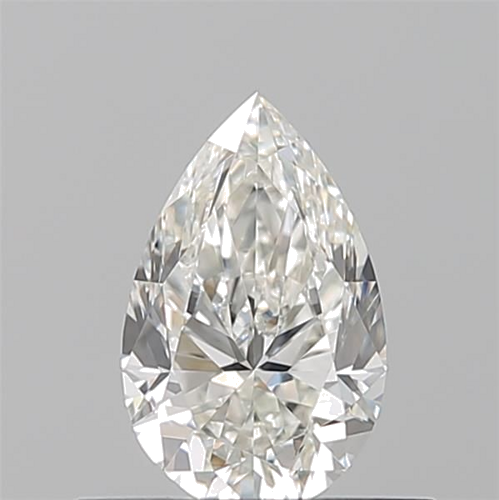 0.5 carat H-VVS2 Natūralus Pear Deimantas (1)