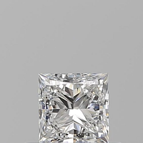 0.5 carat F-VVS2 Natūralus Princess Deimantas (1)