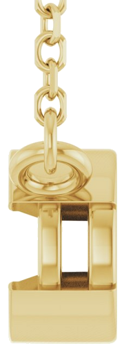 Pakabukas „Half-Bezel Solitaire“ 14k yellow gold Round 5mm (3)