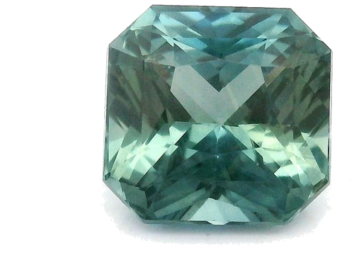 1.21 carat BLUE STEP cut Octagonal Safyras (1)