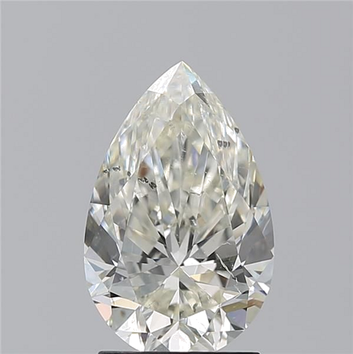 2.03 carat K-SI2 Natūralus Pear Deimantas (1)