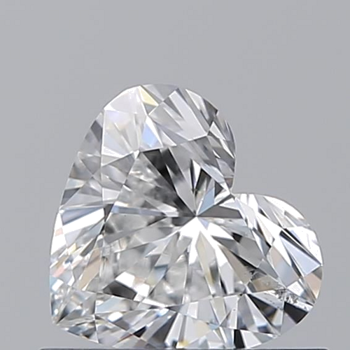 0.61 carat E-SI1 Natūralus Heart Deimantas (1)