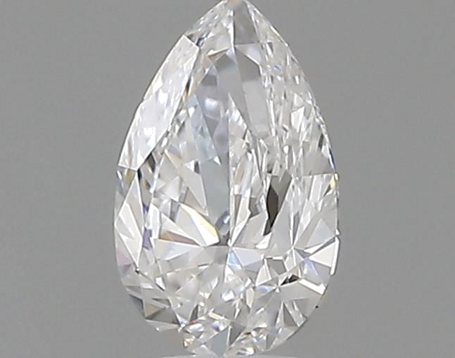 0.3 carat D-VS1 Natūralus Pear Deimantas (1)
