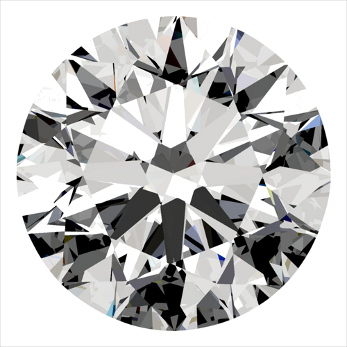 0.57 carat F-VS1 Excellent cut Natūralus Round Deimantas (1)