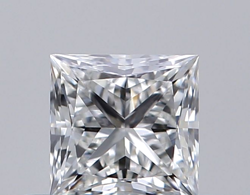0.35 carat F-VVS1 Natūralus Princess Deimantas (1)