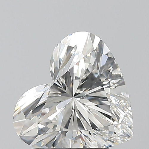 1.7 carat H-SI1 Natūralus Heart Deimantas (1)