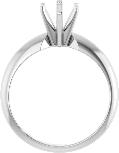 14K White 12x6 mm Marquise Six-Prong Solitaire Engagement Ring Mounting (2)