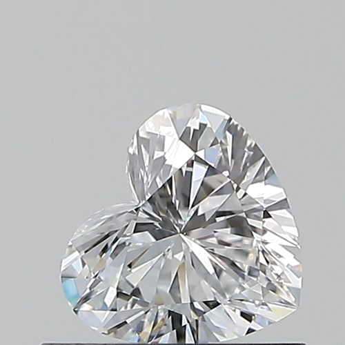 0.5 carat D-VVS1 Natūralus Heart Deimantas (1)
