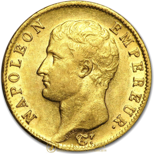 20 Frankų auksinė moneta Napoleonas Bonapartas (1804-1807), Prancūzijos respublika (1)