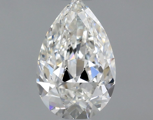 0.43 carat G-VVS2 Natūralus Pear Deimantas (1)