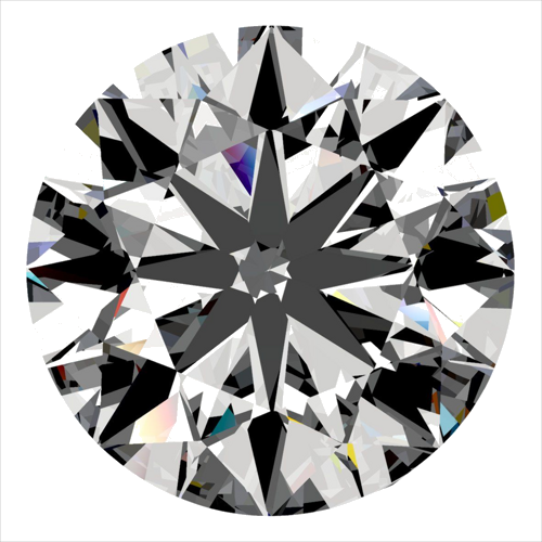 0.4 carat H-VS1 Very Good cut Natūralus Round Deimantas (1)