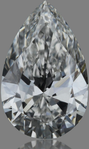 0.26 carat E-VVS2 Natūralus Pear Deimantas (1)