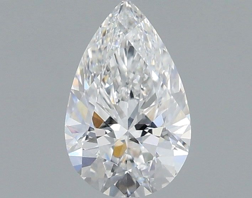 0.5 carat E-VS1 Natūralus Pear Deimantas (1)