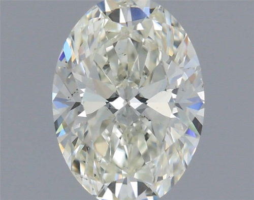 0.52 carat K-SI1 Natūralus Oval Deimantas (1)