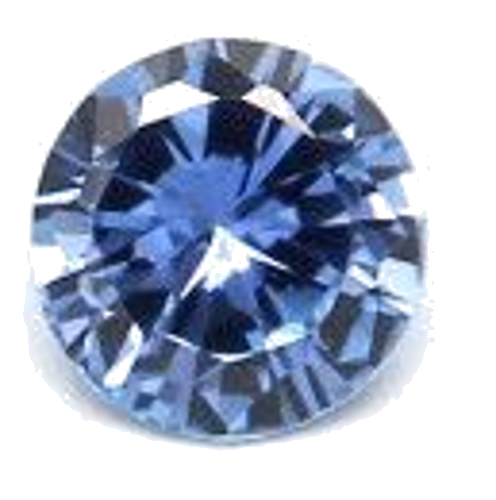 0.14 carat BLUE BRILLIANT cut Round Safyras (1)
